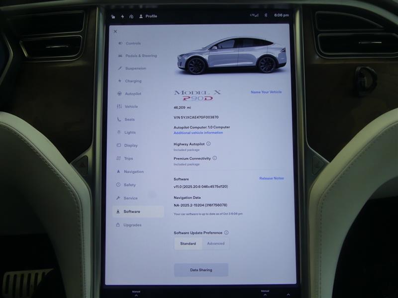 used 2016 Tesla Model X car, priced at $25,900