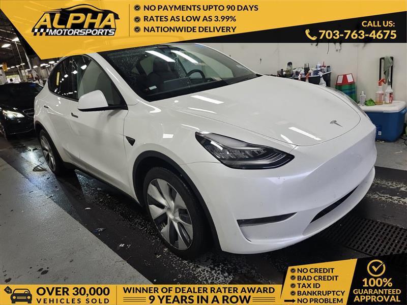 used 2020 Tesla Model Y car, priced at $15,500