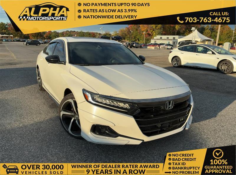 used 2021 Honda Accord car, priced at $23,700