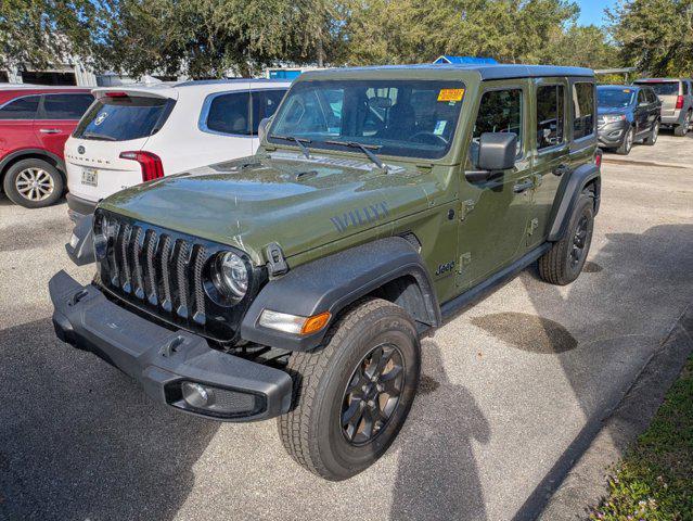 used 2021 Jeep Wrangler car, priced at $29,900