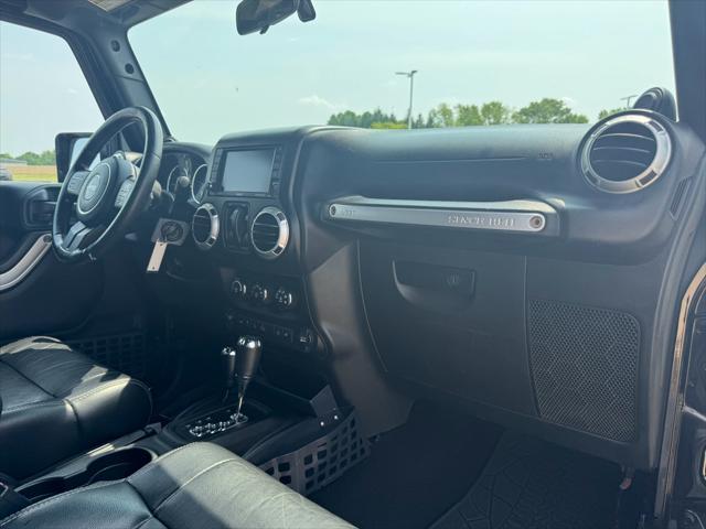 used 2012 Jeep Wrangler Unlimited car, priced at $13,888