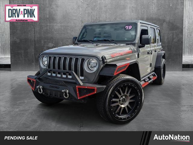 used 2019 Jeep Wrangler Unlimited car, priced at $17,930