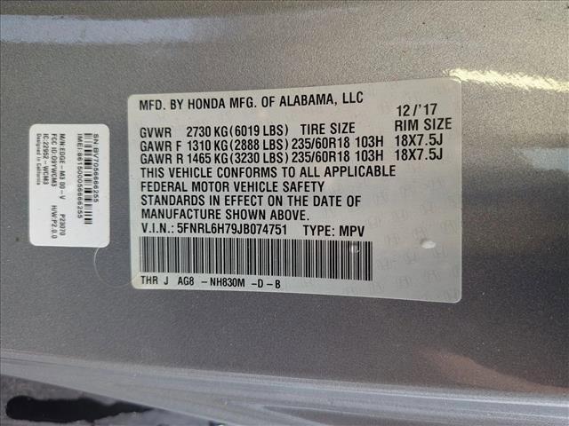used 2018 Honda Odyssey car, priced at $19,498