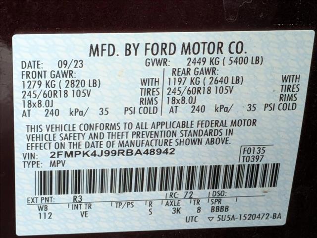 used 2024 Ford Edge car, priced at $18,998