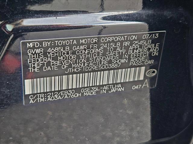 used 2014 Lexus IS 250 car, priced at $15,396