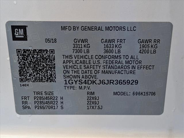 used 2018 Cadillac Escalade car, priced at $35,488