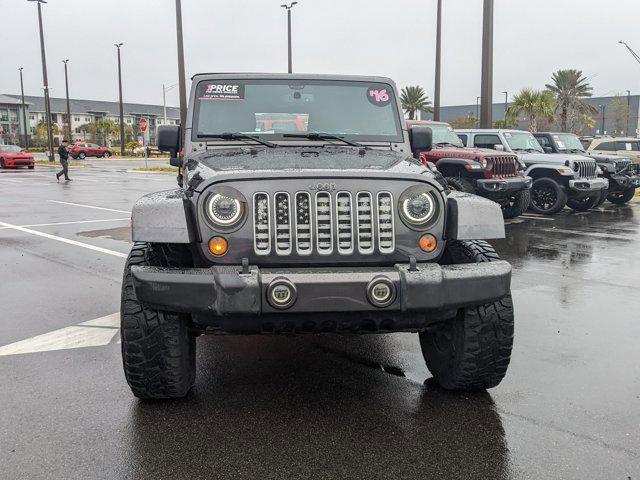 used 2016 Jeep Wrangler Unlimited car, priced at $20,154