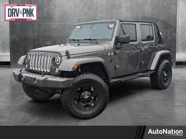 used 2016 Jeep Wrangler Unlimited car, priced at $20,154