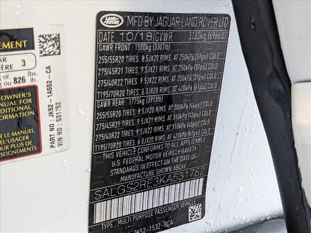 used 2019 Land Rover Range Rover car, priced at $37,968