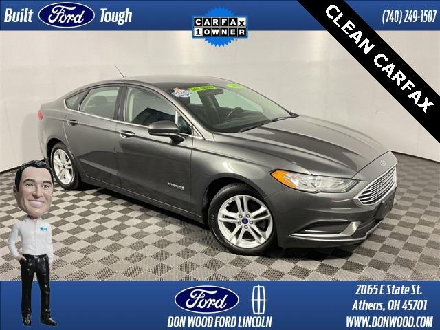 used 2018 Ford Fusion Hybrid car, priced at $17,389