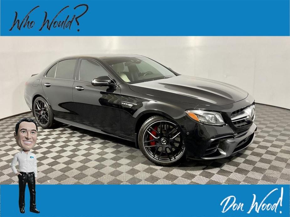 used 2020 Mercedes-Benz AMG E 63 car, priced at $73,000