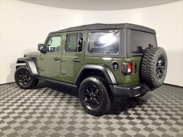 used 2022 Jeep Wrangler Unlimited car, priced at $28,500