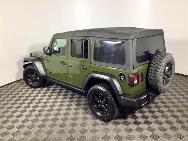 used 2022 Jeep Wrangler Unlimited car, priced at $28,500