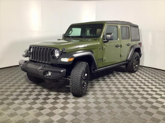 used 2022 Jeep Wrangler Unlimited car, priced at $28,500