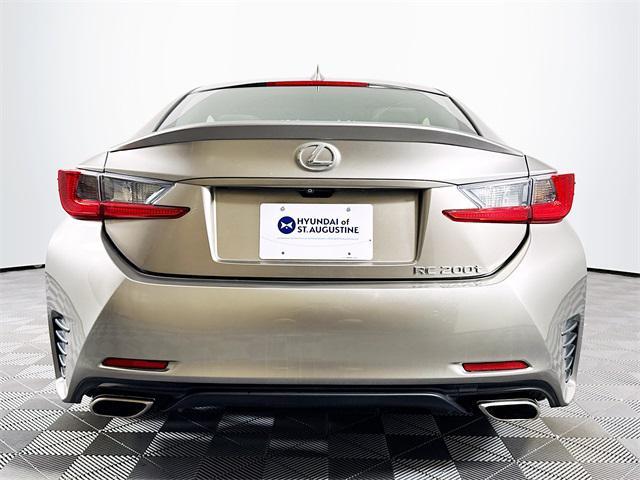 used 2016 Lexus RC 200t car, priced at $23,193