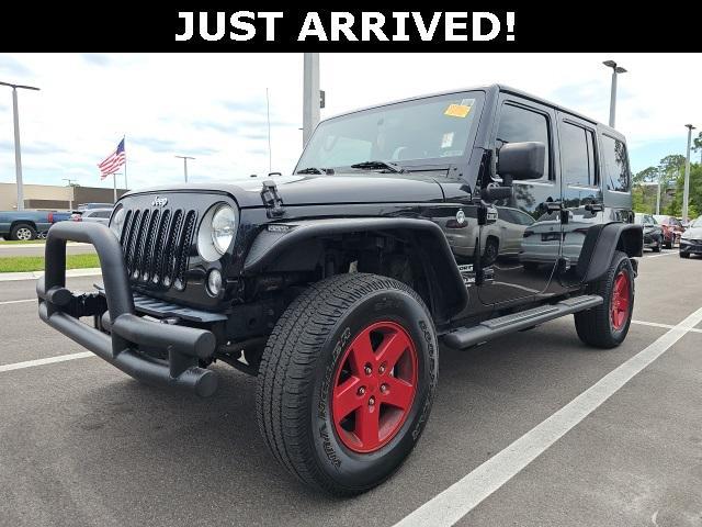 used 2017 Jeep Wrangler Unlimited car, priced at $22,548