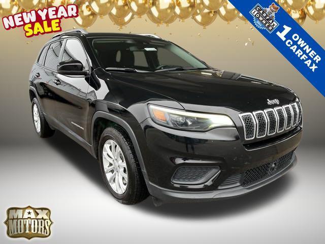 used 2021 Jeep Cherokee car, priced at $12,348