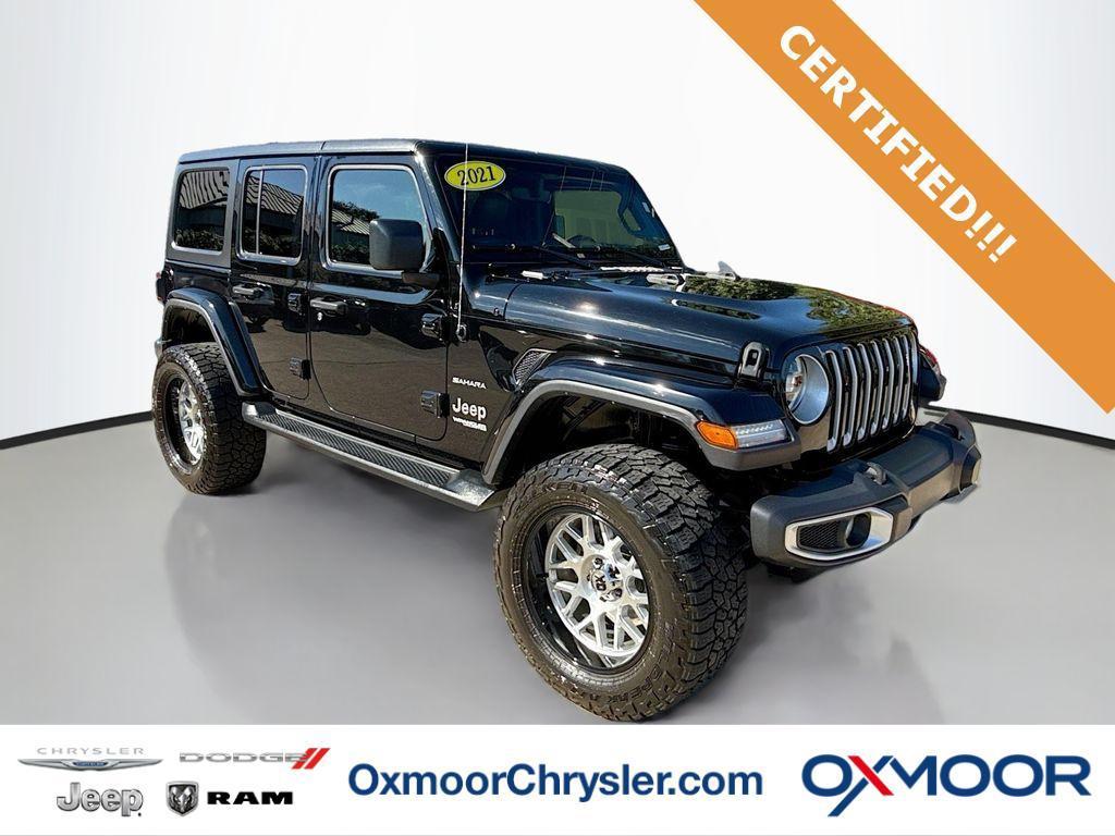 used 2021 Jeep Wrangler Unlimited car, priced at $33,000