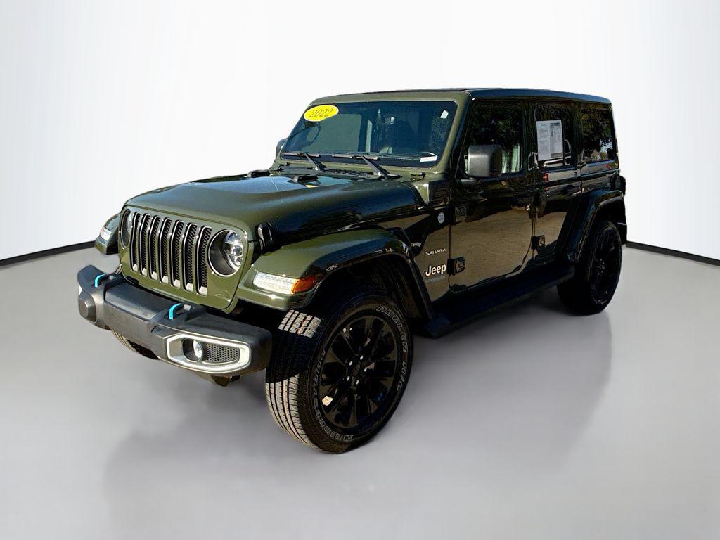 used 2022 Jeep Wrangler Unlimited 4xe car, priced at $33,400