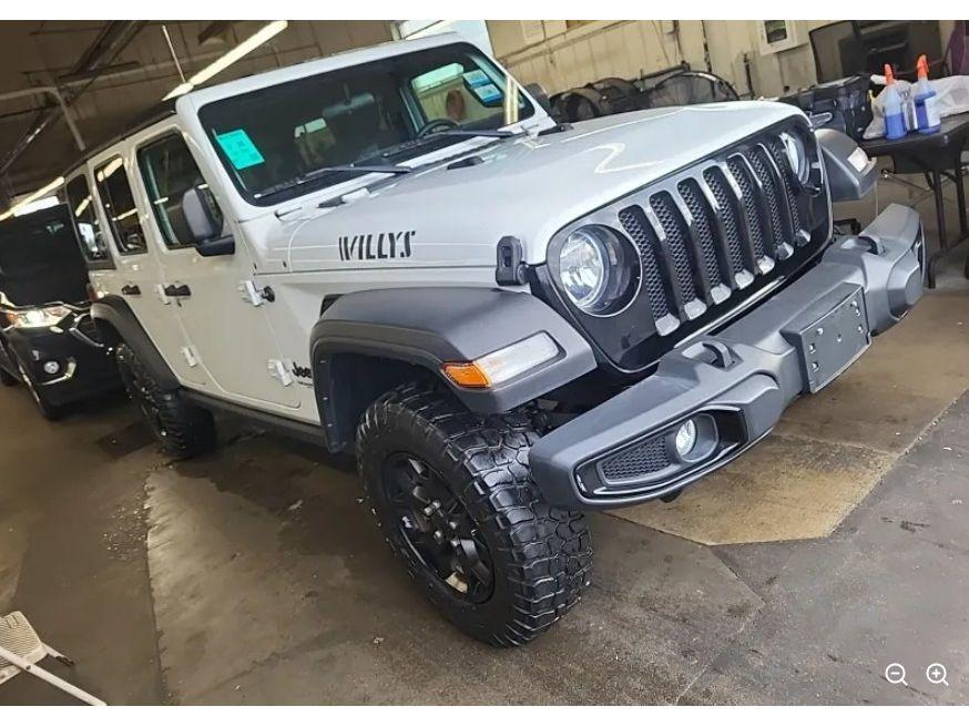 used 2022 Jeep Wrangler Unlimited car, priced at $33,500