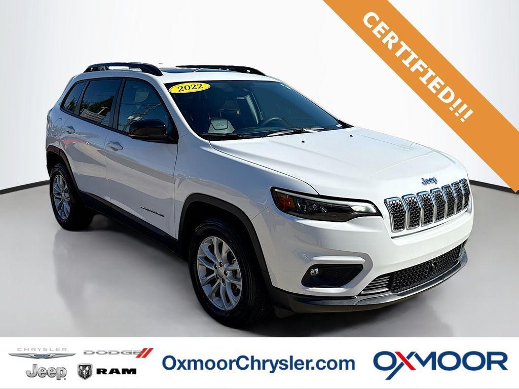 used 2022 Jeep Cherokee car, priced at $26,200