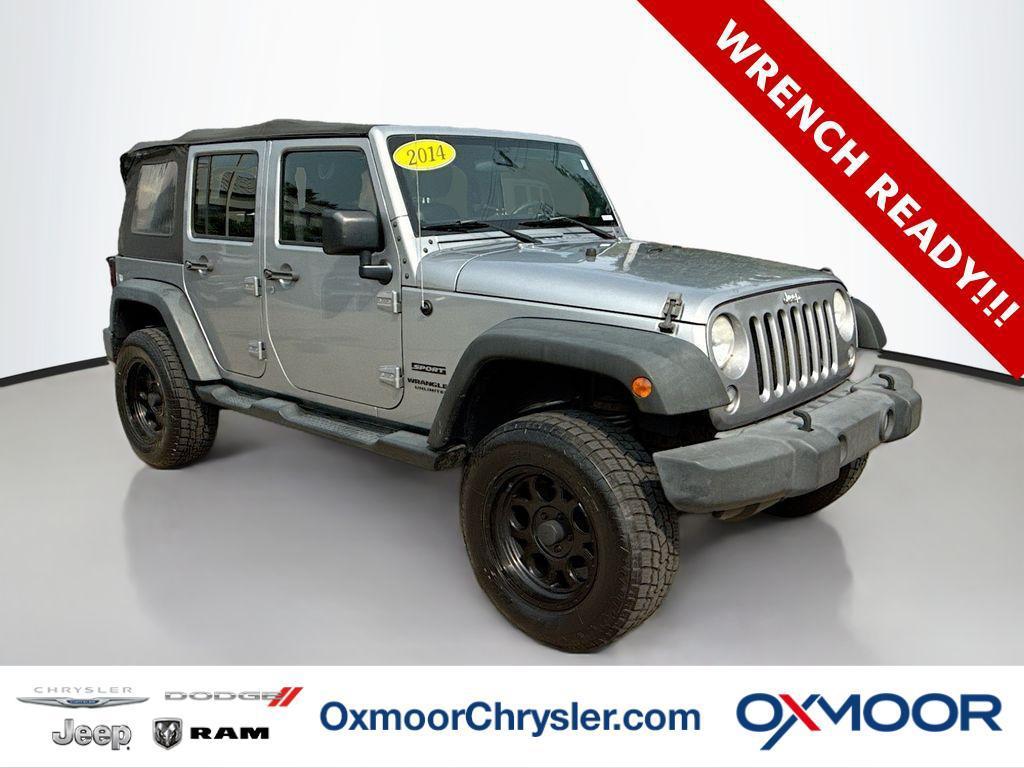 used 2014 Jeep Wrangler Unlimited car, priced at $12,000
