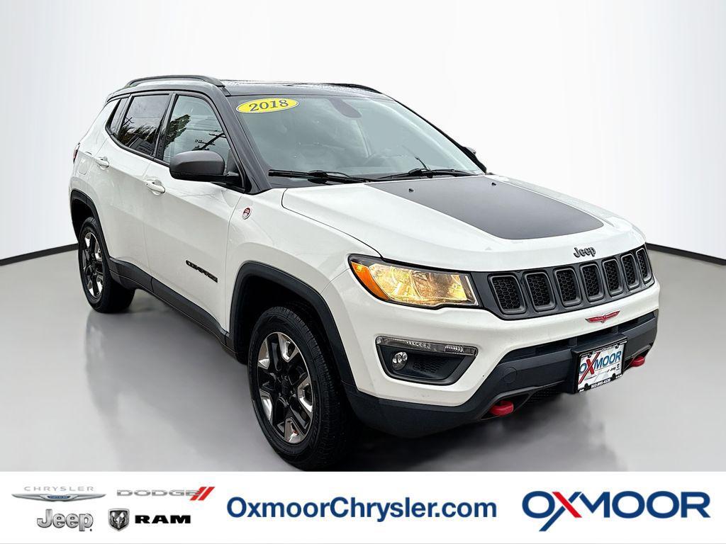 used 2018 Jeep Compass car, priced at $18,300
