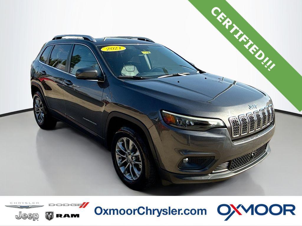 used 2021 Jeep Cherokee car, priced at $17,500