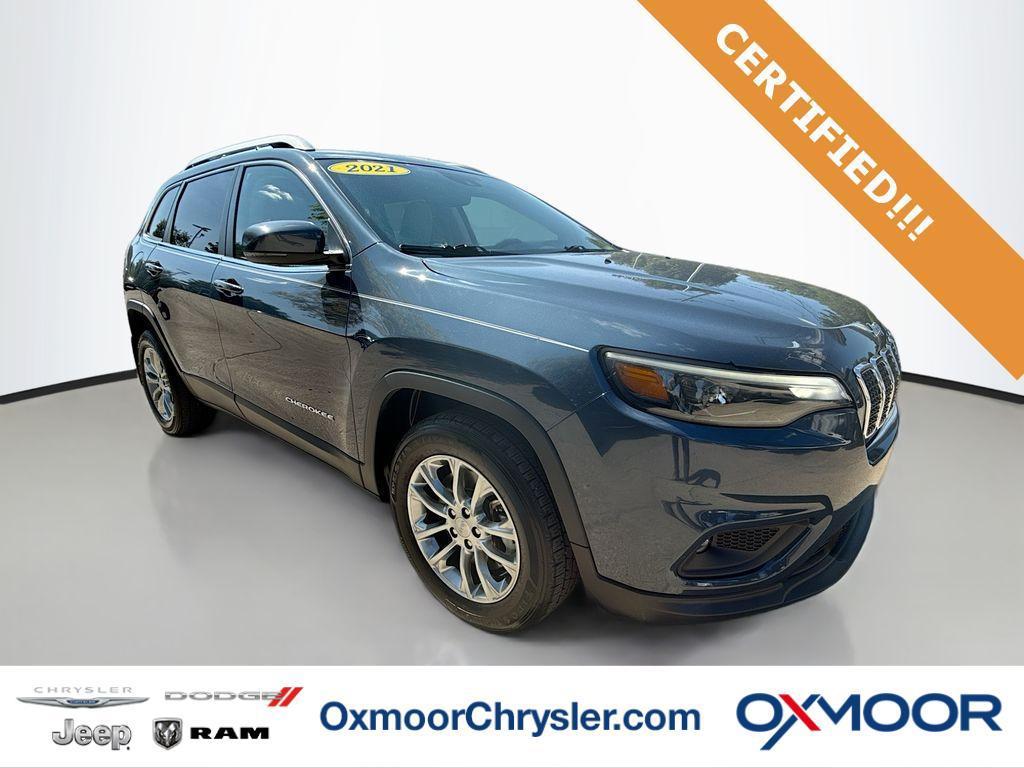 used 2021 Jeep Cherokee car, priced at $22,500