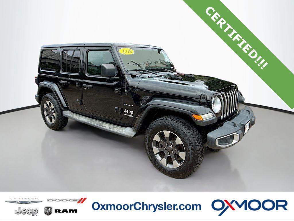 used 2018 Jeep Wrangler Unlimited car, priced at $28,500