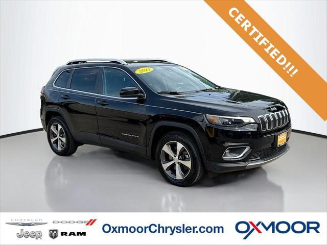 used 2021 Jeep Cherokee car, priced at $25,500