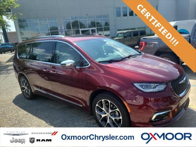 used 2021 Chrysler Pacifica car, priced at $36,000