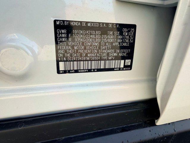 new 2026 Honda HR-V car, priced at $28,671