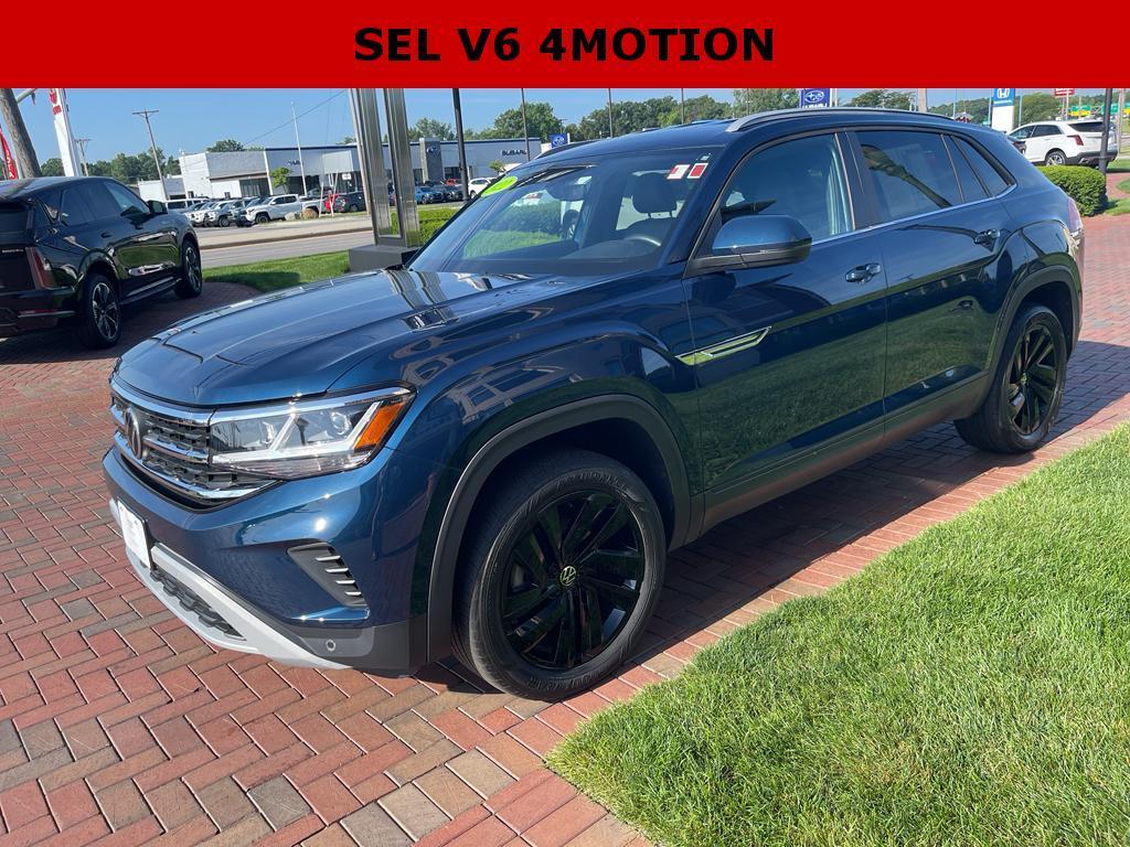 used 2022 Volkswagen Atlas Cross Sport car, priced at $30,600
