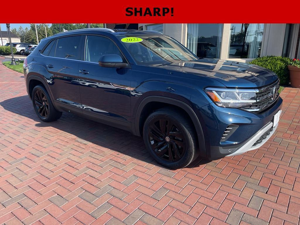 used 2022 Volkswagen Atlas Cross Sport car, priced at $30,600