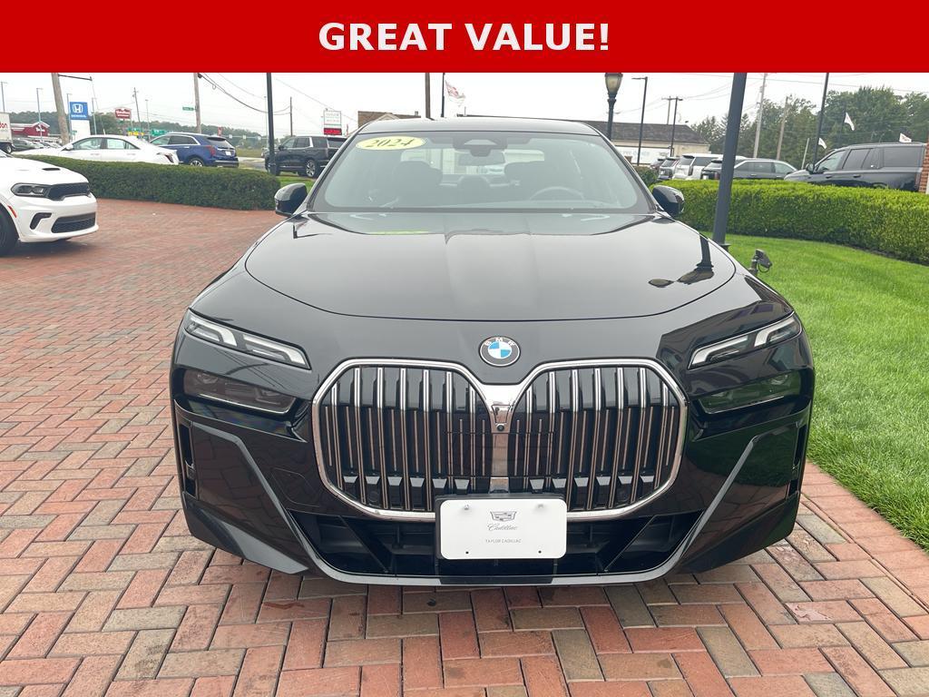 used 2024 BMW 740 car, priced at $68,500