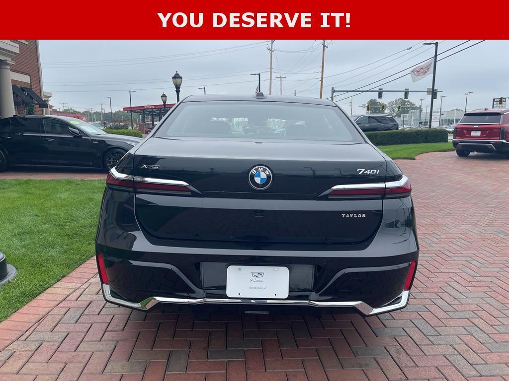 used 2024 BMW 740 car, priced at $68,500