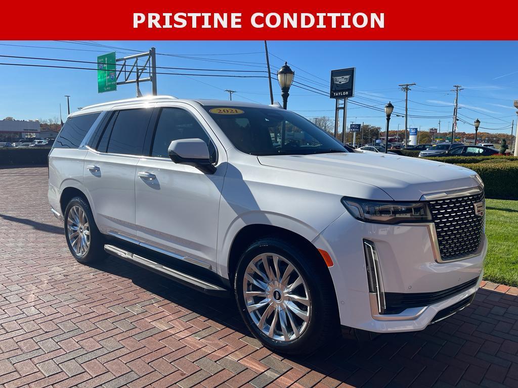 used 2021 Cadillac Escalade car, priced at $79,900