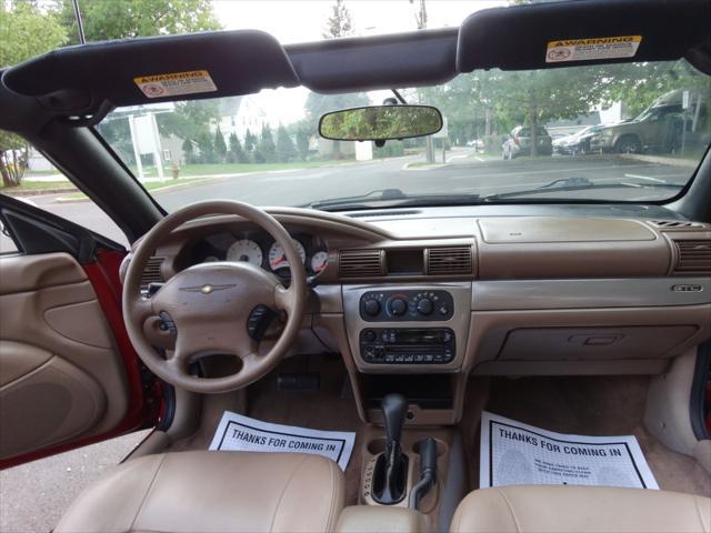 used 2002 Chrysler Sebring car, priced at $2,995