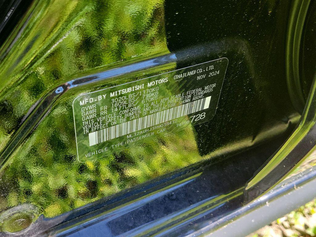 new 2024 Mitsubishi Mirage car, priced at $13,030