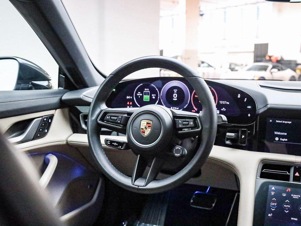 used 2025 Porsche Taycan car, priced at $110,979