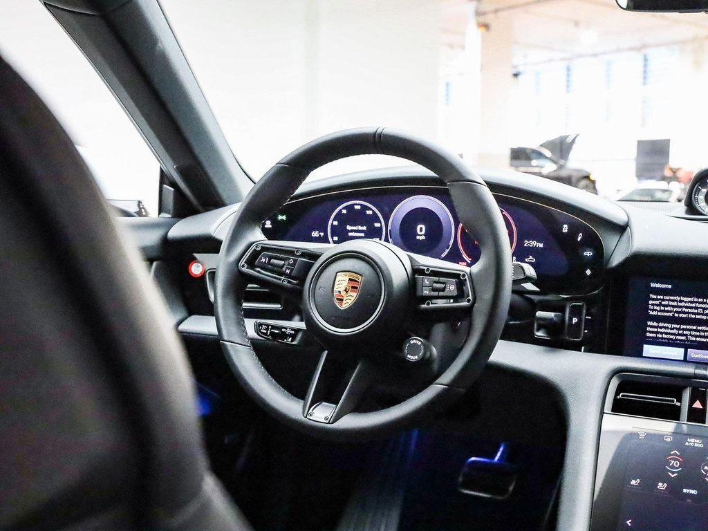 used 2025 Porsche Taycan car, priced at $107,628