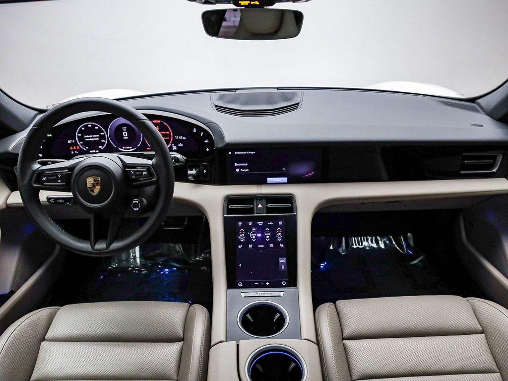 used 2025 Porsche Taycan car, priced at $96,392