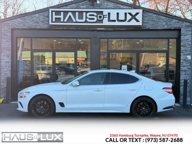 used 2022 Genesis G70 car, priced at $29,995