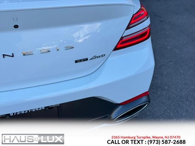 used 2022 Genesis G70 car, priced at $29,995