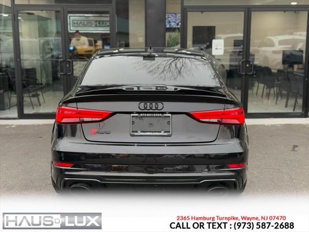 used 2018 Audi RS 3 car, priced at $39,995