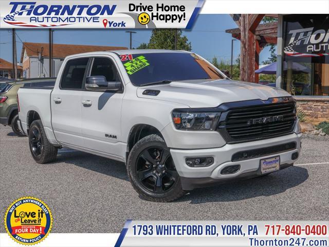 used 2021 Ram 1500 car, priced at $33,750