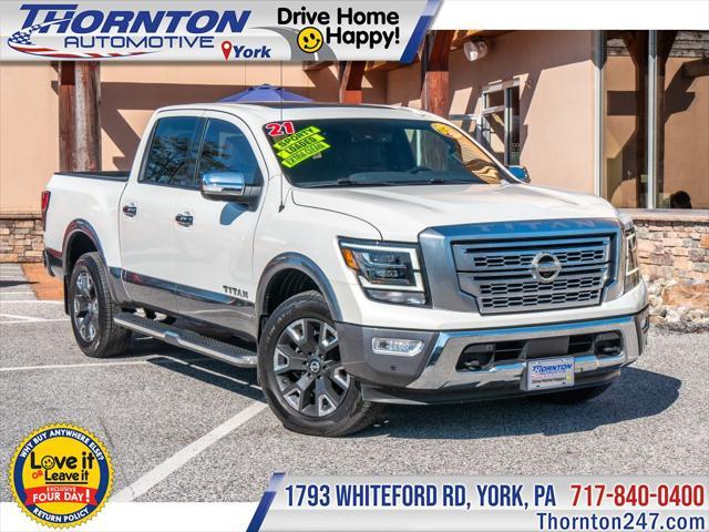 used 2021 Nissan Titan car, priced at $38,245