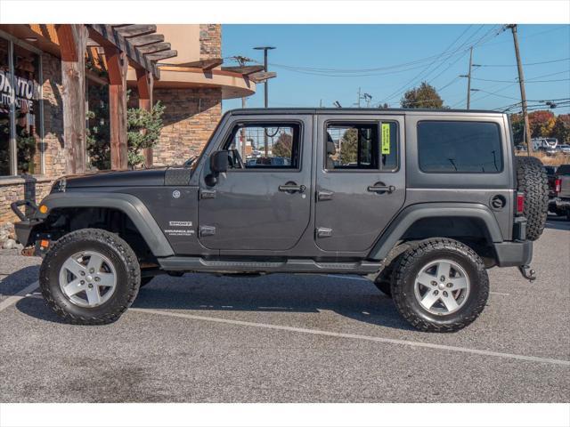 used 2017 Jeep Wrangler Unlimited car, priced at $19,725