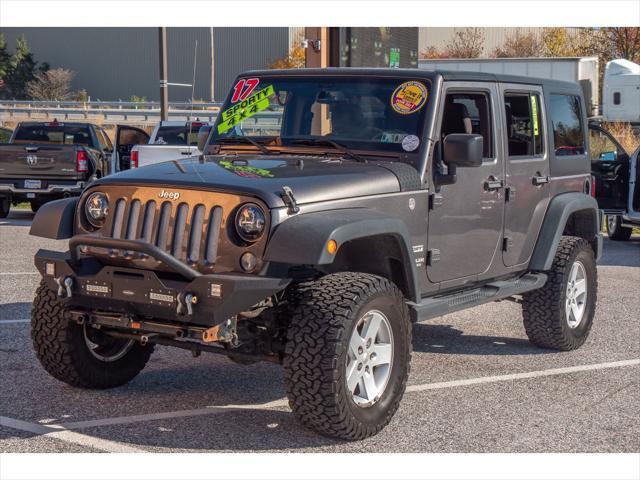 used 2017 Jeep Wrangler Unlimited car, priced at $19,725